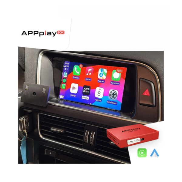 APPplay BOX_Audi A4/A5/Q5 MMI 3G CARplay & Android Auto set