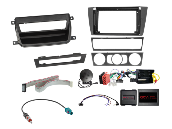 9" Kit BMW 3 Serie 2005-2013 zonder rokerspakket stuurwielbediening/antenne