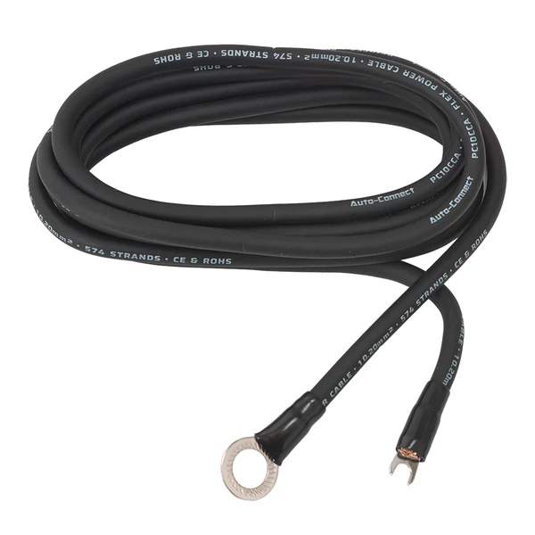 Auto-Connect Power cable CCA 10mm2 Term. 2.5M black