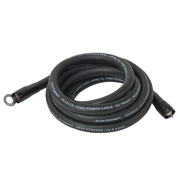 Auto-Connect Power cable CCA 53mm2 Term. 2.5M black