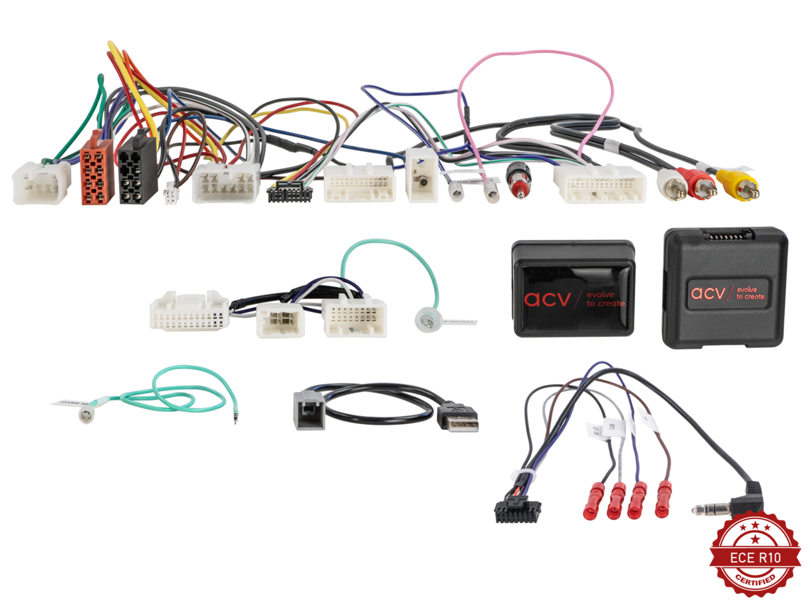 S.W.I. Toyota Voertuigen 28Pin Multilead USB/Antenne/Kamera (42sty015)