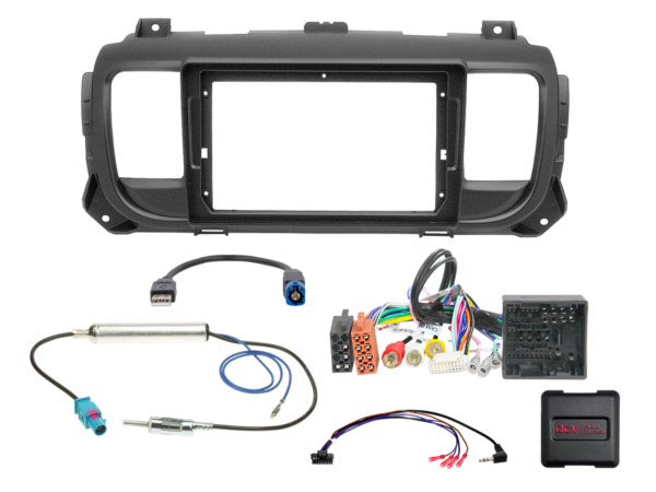9" Kit Citroen/Opel/Peugeot/Toyota 50Pin SWC/antenne/USB
