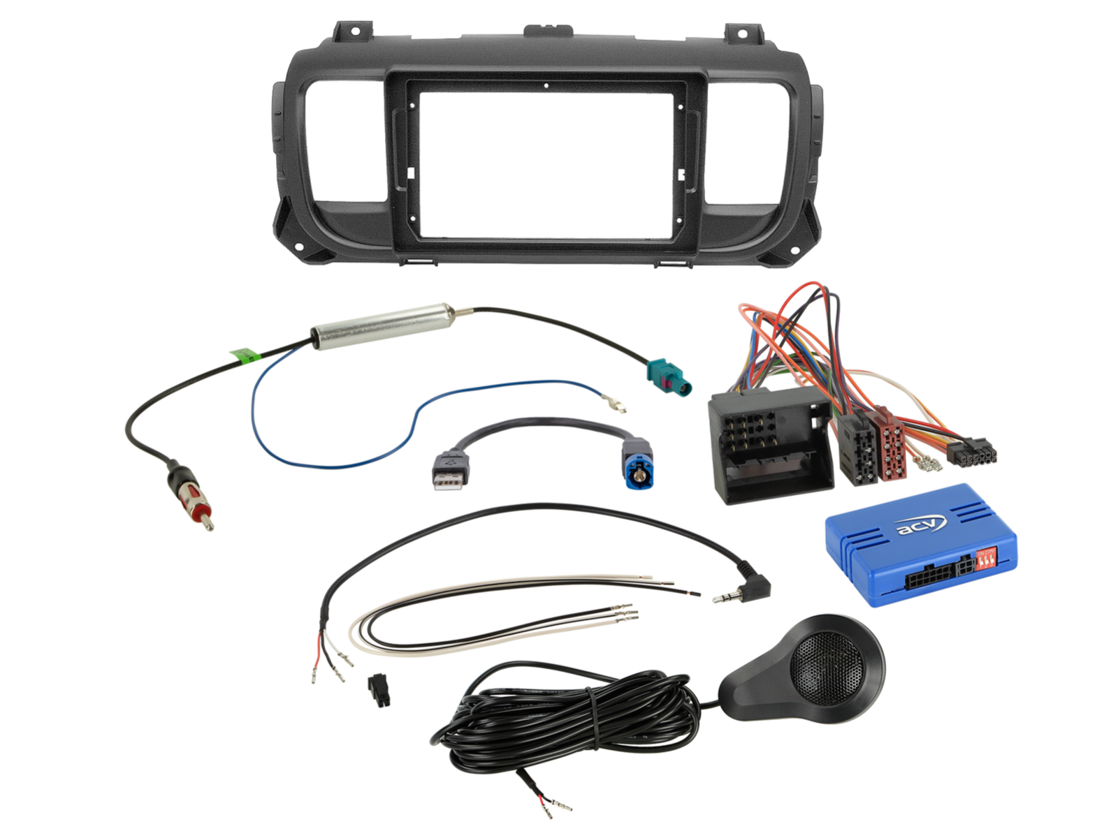 9" Kit Citroen/Opel/Peugeot/Toyota 40Pin SWI/USB/PDC Pro