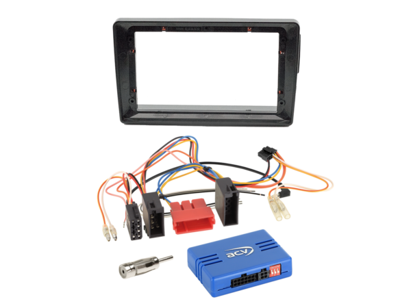 9" Kit Mercedes voertuigen ISO/10Pin ISO/Mini-ISO SWC/antenne