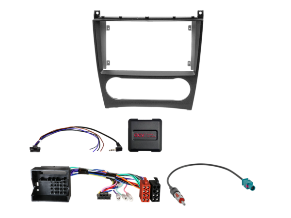 9" Kit Mercedes C-klasse/CLC-klasse/CLK-klasse SWC/antenne