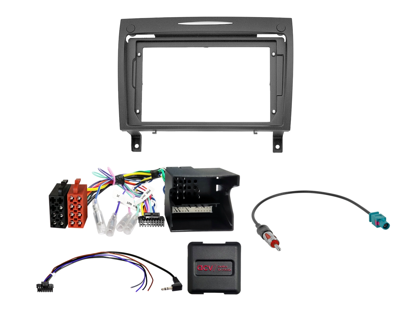 9" Kit Mercedes SLK(R171) 03/2004-03/2008 SWC/antenne