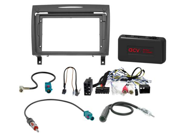 9" Kit Mercedes SLK(R171) 03/2004-03/2008 SWC/antenne/Amp