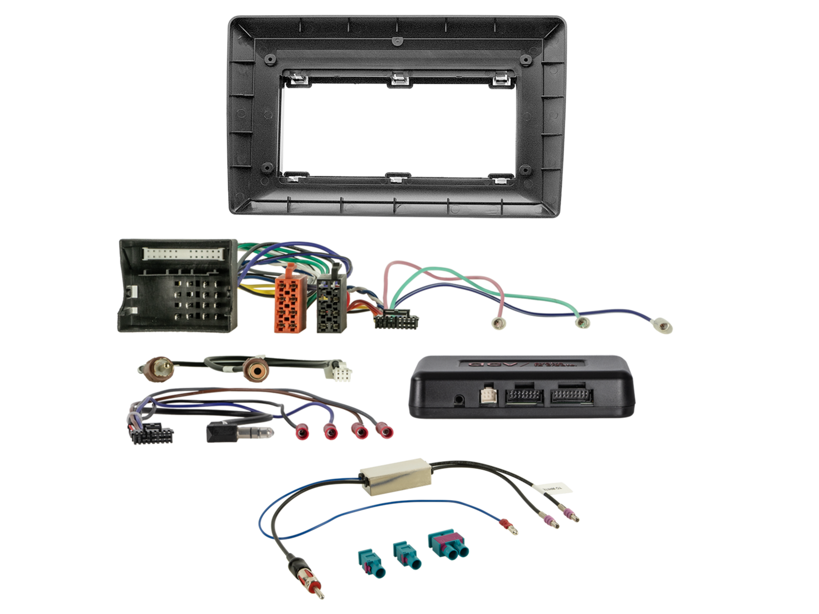 10" Kit voor diverse Skoda/VW-modellen, 40-pins i-adapter/antenne