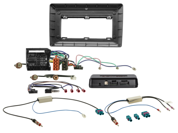 10" Kit voor diverse Skoda/VW-modellen, 52-pins i-adapter/antenne