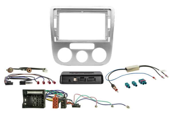 9" Kit voor VW Scirocco met handbediende airco, i-adapter/antenne