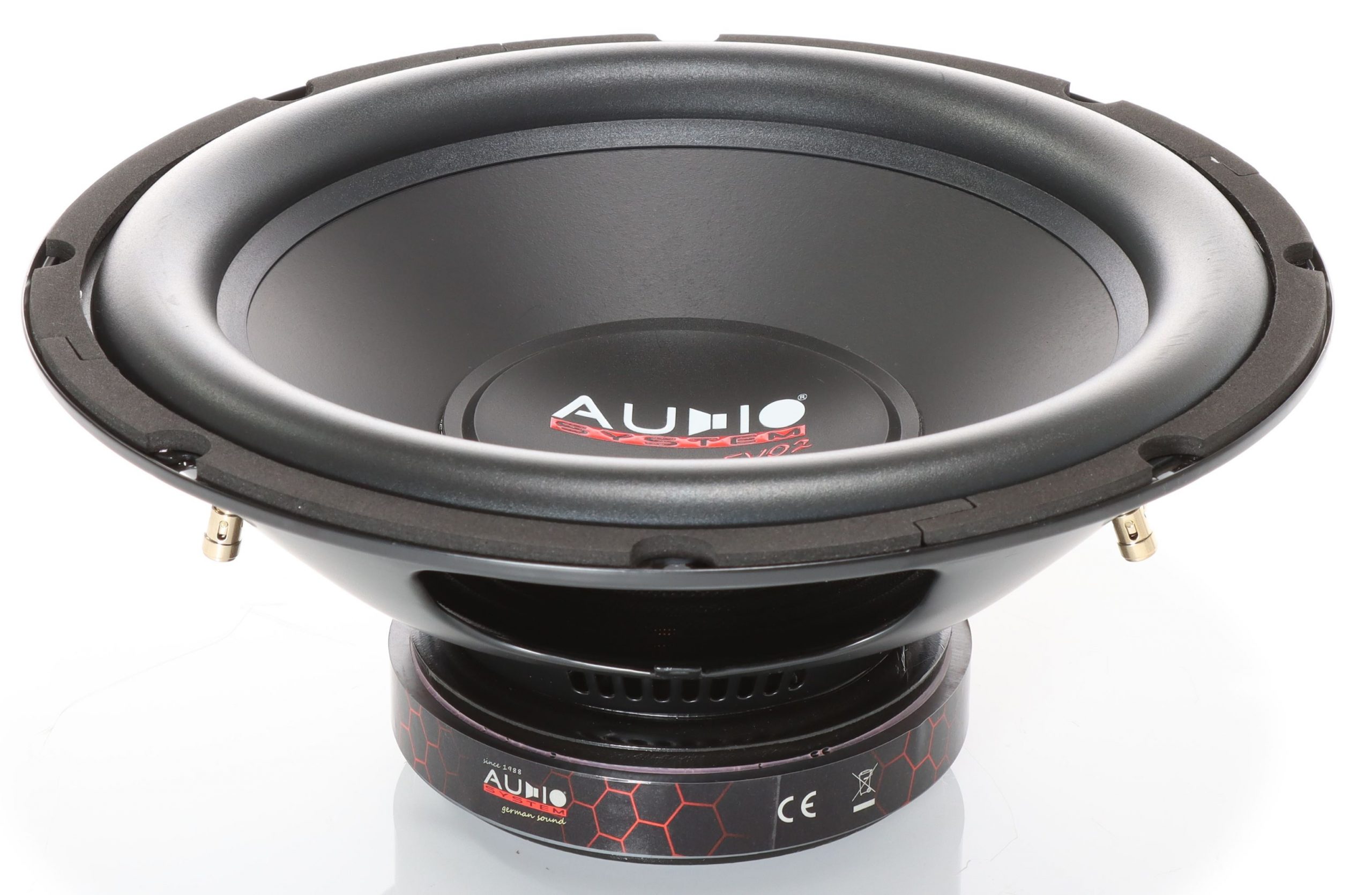M-Serie 250 mm HIGH EFFICIENT Subwoofer.2x 200/150 watt