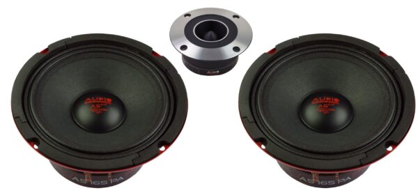 RADION-SERIES 2-Weg dubbel Systeem. 165mm 2-weg PURE DYNAMIC Composet.