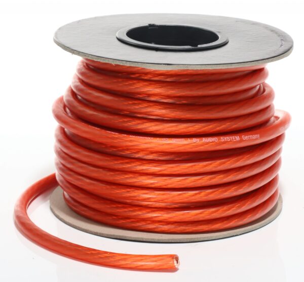 AUDIO SYSTEM HIGH-Performance 35mm² power Kabel Per rol van 25 meter