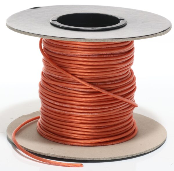 AUDIO SYSTEM HIGH-Performance 4mm² power Kabel. Per rol van 50 meter Rood