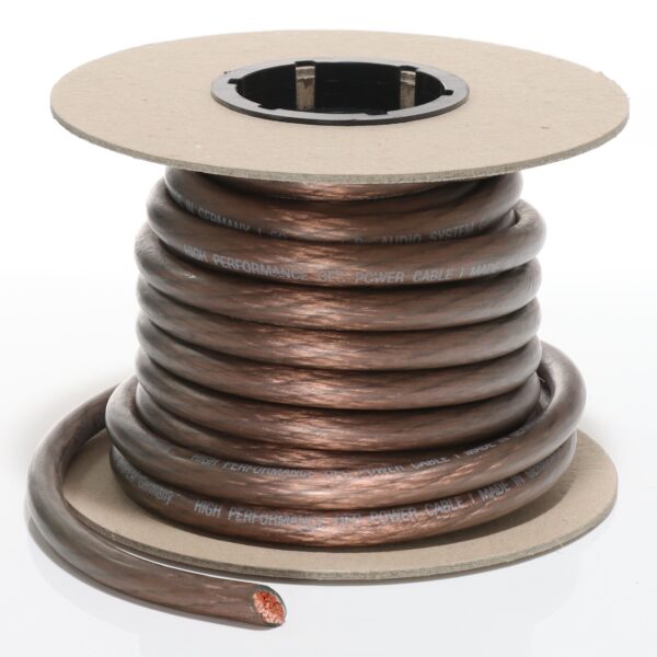 AUDIO SYSTEM HIGH-Performance 50mm² power Kabel. Per rol van 10 meter