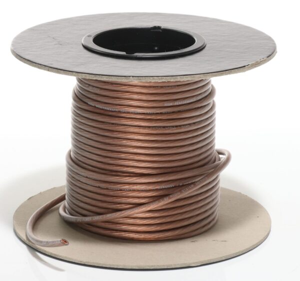 AUDIO SYSTEM HIGH-Performance 6 mm² power Kabel Per rol van 25 meter zwart