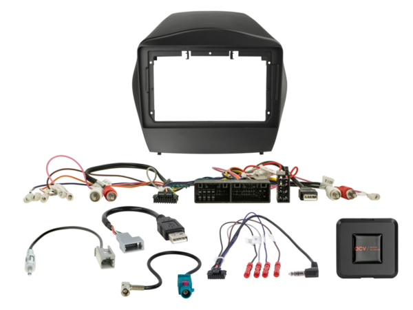 9" Kit Hyundai Tucson SWI/AMP/antenna/USB